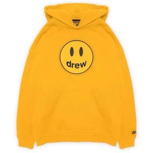 Drew House Mascot Hoodie Golden Yellow Justin Bieber - NWT - Size Medium